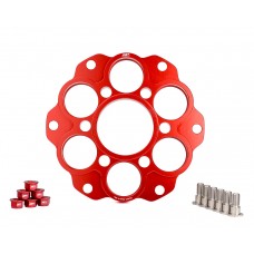 AEM FACTORY - DUCATI ALUMINUM 6 HOLE QUICK CHANGE SPROCKET CARRIER FOR PANIGALE MONSTER 1200 & SUPERSPORT /S AEM FACTORY - DUCATI ALUMINUM 6 HOLE QUICK CHANGE SPROCKET CARRIER FOR PANIGALE MONSTER 1200 & SUPERSPORT /S